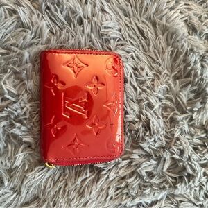 Louis Vuitton Cherry Red Patent Leather Wallet